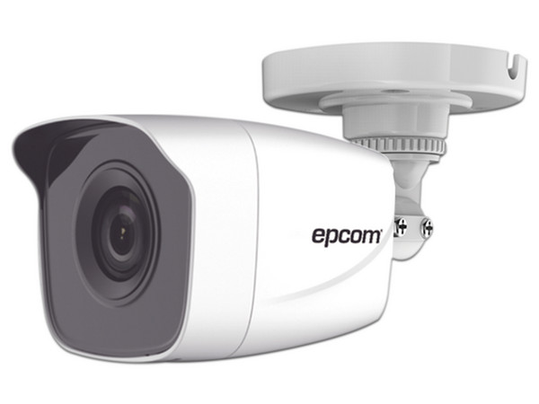 Cámara de Vigilancia Tipo Bala Epcom B8-TURBO-G2W/AX de 2MP (1920 x 1080), Lente 2.8 mm, IR Hasta 20m, Color Blanco.