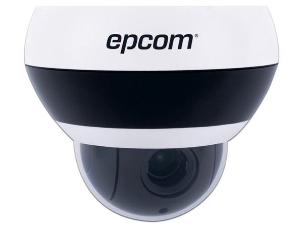 Cámara IP de vigilancia tipo Domo EPCOM EPMD4X-V2 , PTZ ,  1080p, 2MP, IP66, BNC, IR hasta 20m. Color Blanco.