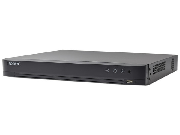 NA - DVR Pentahíbrido Epcom EV-4032TURBO de 32 Canales y 8 adicionales IP, hasta 4MP, 2 Puertos SATA para Disco Duro de hasta 8TB (No incluido).