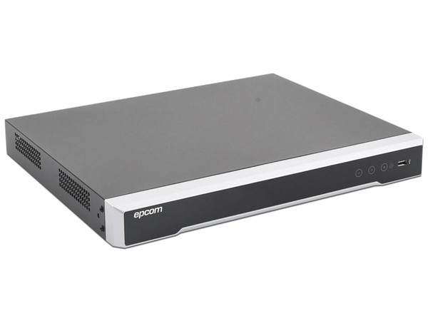 DVR Epcom EV-8016TURBO-DL(E), 4K, 16 Canales TURBOHD y 16 Canales IP, RJ-45.