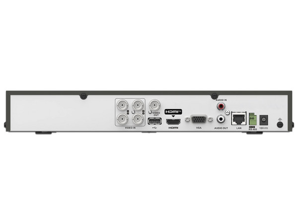 DVR EPCOM EX-8004TURBO de 4 Canales TurboHD, 3 Canales IP, 8MP 4K, AcuSense, 1 Bahía para Disco Duro. Color Negro.