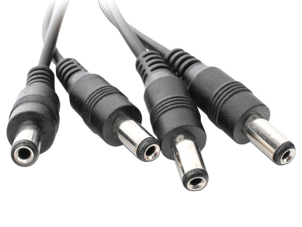 Divisor de energía EPCOM JR-F52, Cable con conector Jack Hembra de 3.5mm, 4 Salidas de Jack Macho, Tipo pulpo, 4 Conectores Macho, 1 Conector Hembra.