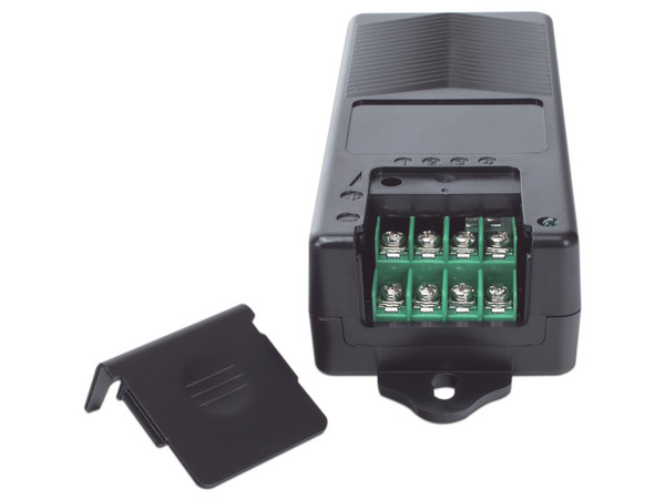 Fuente de Poder Epcom PS-12-DC-4C de 12 V para Cámaras de Vigilancia, 5 A. Color Negro.