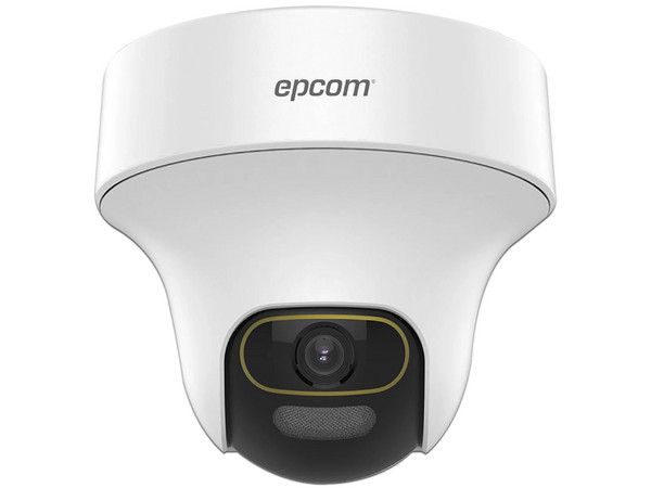 Cámara Tipo Domo Epcom PT-8TURBO-C/A de 2MP (1920 x 1080), Lente de 2.8mm, Luz Blanca de hasta 20m, IP67. Color Negro. 