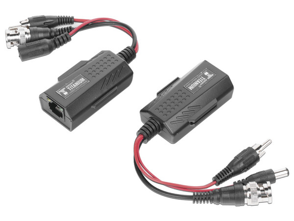 Kit de Transceptores activos Epcom TT-101-PVA-TURBO, Resolución 4K hasta 150m, Soporta HDTVI/HDCVI/AHD/CVBS, Alimentación, Audio y Video.