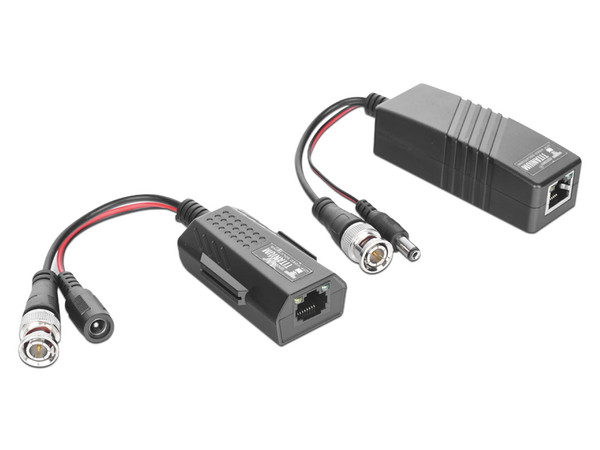 Kit de transceptores activos EPCOM TT-4816-PVTURBO, Turbo HD, Convierte 36/24 Vcd a 12 Vcd regulados a través de cable UTP Cat5e/6, Transmisión de 200m en 4K.