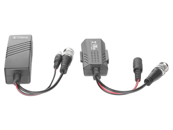 Kit de transceptores activos EPCOM TT-4816-PVTURBO, Turbo HD, Convierte 36/24 Vcd a 12 Vcd regulados a través de cable UTP Cat5e/6, Transmisión de 200m en 4K.