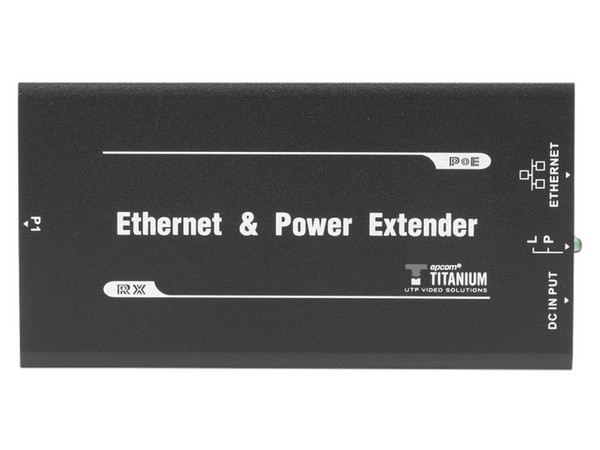 Receptor Epcom TT-8001R para Extensor PoE TT-8001TPOE, 1 Puerto para Recepción de video y alimentación (PoE), hasta 600m de transferencia.