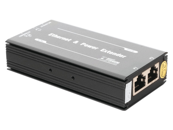 Transmisor EPCOM TT-8001TPOE para Extensor PoE TT-8001R, Hasta 600m PoE, 1 Puerto para recepción de vídeo y alimentación PoE, Ideal para Domos y Cámaras IP, Conexión en Cascada, Soporta PTZs de 60W.