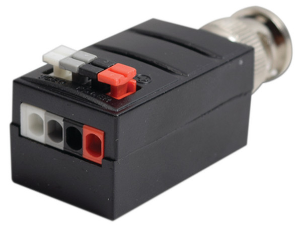 Transceptor de Video Epcom TT4501T de Largo alcance, Hasta 400 m con receptor activo, Resolución 720p / 1080p, para Cámaras de Vigilancia Analógicas. Color Negro