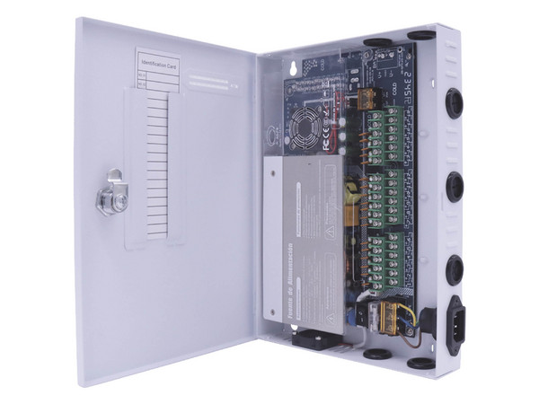 Fuente de Poder Epcom XP18DC30UD de 18 Canales, 11-15V, 30A, Protección contra Sobrecargas.
