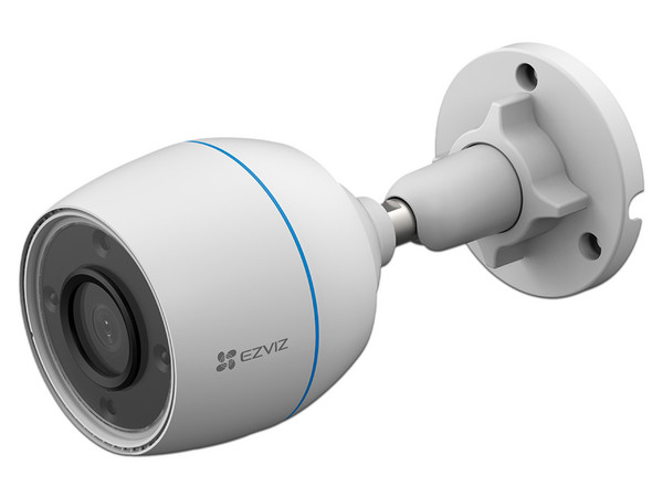 Cámara IP de videovigilancia tipo bala EZVIZ C3TN  de 3MP, Lente 2.8 mm, IR hasta 30 m, IP67, Wi-Fi.