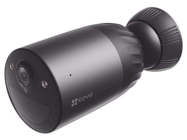 Cámara IP Tipo Bala EZVIZ CS-BC1C/4K de 8MP (3840 x 2160), Lente de 2.8mm, IR de Hasta 15m, Wi-Fi, Ranura MicroSD. Color Negro.