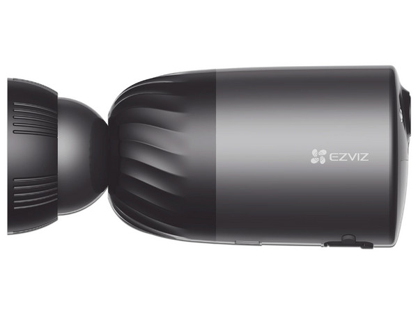 Cámara IP Tipo Bala EZVIZ CS-BC1C/4K de 8MP (3840 x 2160), Lente de 2.8mm, IR de Hasta 15m, Wi-Fi, Ranura MicroSD. Color Negro.