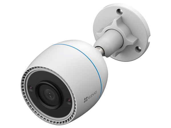 Cámara de Vigilancia IP Tipo Bala Ezviz CS-C3TN de 2MP (1920 x 1080), Lente 2.8 mm, IR Hasta 30 m, Detección de Movimiento, Color Blanco.
