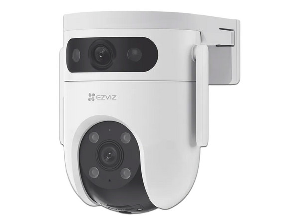 Cámara Dual IP Ezviz CS-C9C de 3MP (2 x 3MP), IR de Hasta 20m, WI-Fi, IP65. Color Blanco.
