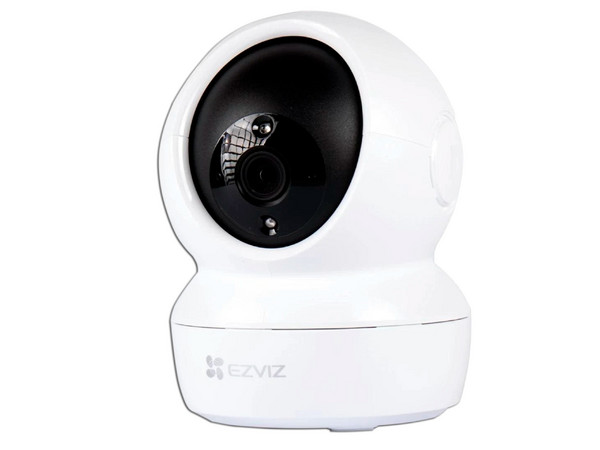 Mini cámara IP Ezviz CS-H6C 4MP, Seguimiento inteligente, Ranura para memoria, Wi-Fi.