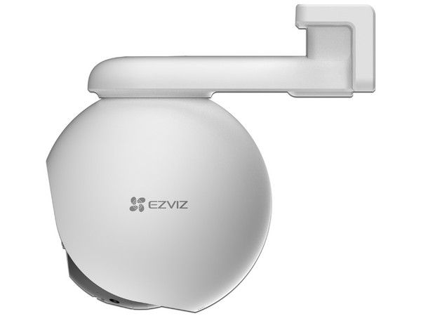 Cámara PT Ezviz CS-H8-3K, 5MP, 3K, cobertura panorámico, detección humana, Wi-Fi.
