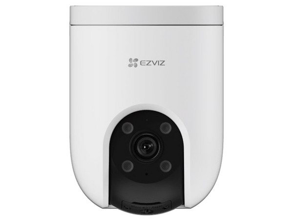 Cámara PT Tipo Torreta EZVIZ CS-H8C/8MP de 8MP 4K (3840 x 2160), IR de Hasta 30m, Wi-Fi, Ranura MicroSD de Hasta 512GB. Color Blanco.
