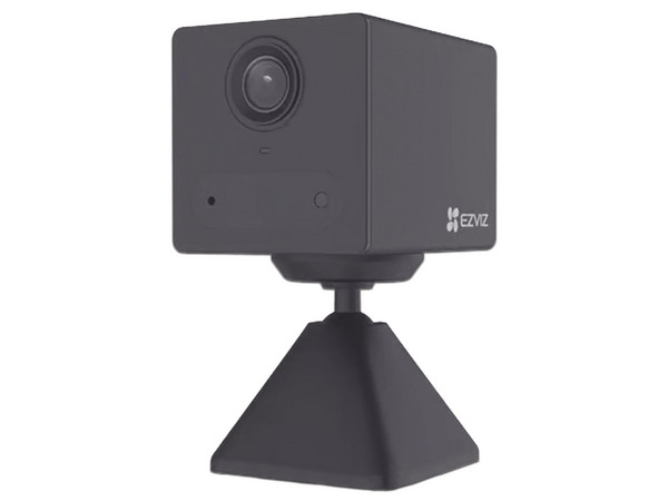 Cámara IP Mini EZVIZ CSCB2BK de 2MP (1920 x 1080), Lente de 4mm, IR de Hasta 5m, Batería de 2000mAh. Color Negro.