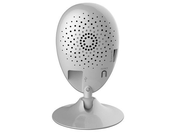 Mini cámara IP de vigilancia EZVIZ EZ-MINO de 1MP, 1280 x 720 p, lente de 2.8 mm, IR 7.5m, Wi-Fi. Color blanco.