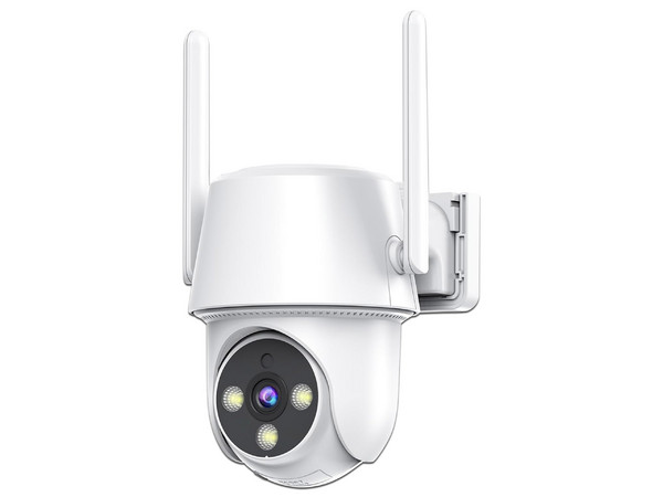 Cámara PTZ Tipo Domo Easy Tao EC01 de 3M (2560 x 1440), Lente dde 2.8mm, IR hasta 10m, Wi-Fi. Color Blanco.