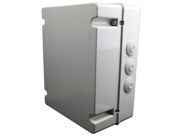 Caja de Conexiones Enson ENS-NEM30, 12 Entradas, ABS, IP55. Color Gris.