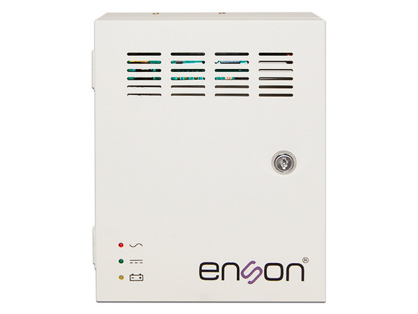Fuente de Poder Enson PSB-1204B, 4 Salidas, 100 - 240V, Incluye Batería Enson ENS-BT412, Color Gris.