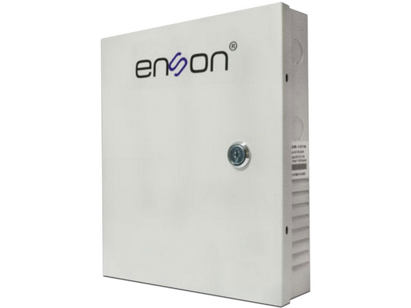 Caja de Fuente de poder Enson de 9 salidas, Fusibles PTC independientes.