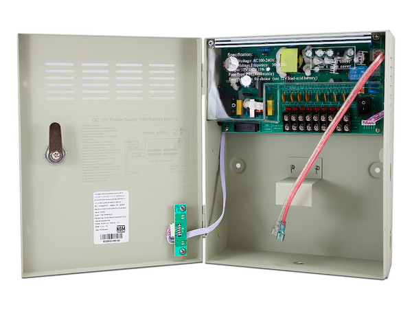 Fuente de Poder Enson PSB-1209BACKUP para 9 cámaras, 12V.