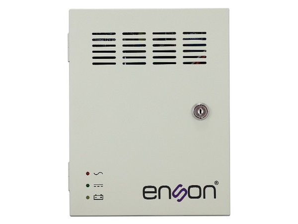 Caja de Fuente de Poder Enson de 9 Canales Para CCTV Y Control De Acceso.