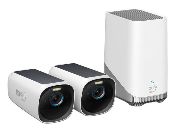 Kit de Cámaras de Vigilancia Eufy eufyCam S330 4K (3840 x 2160), Detección Inteligente, IP67, 2 Cámaras.