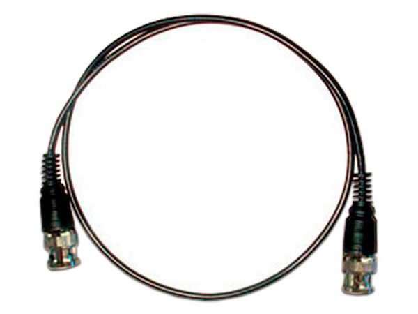 Cable de Video BNC FolkSafe BNC60, Compatible con Tecnología HD, (M-M), 60cm, Color Negro.