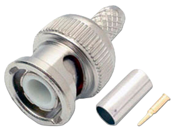 Conector BNC Folksafe BC59 BNC Macho, Metal.