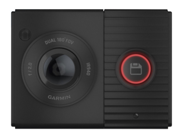 Cámara Garmin Dash Cam Tandem, grabador de video al frente y atrás para vehículo, Incluye memoria MicroSD, Color Negro.