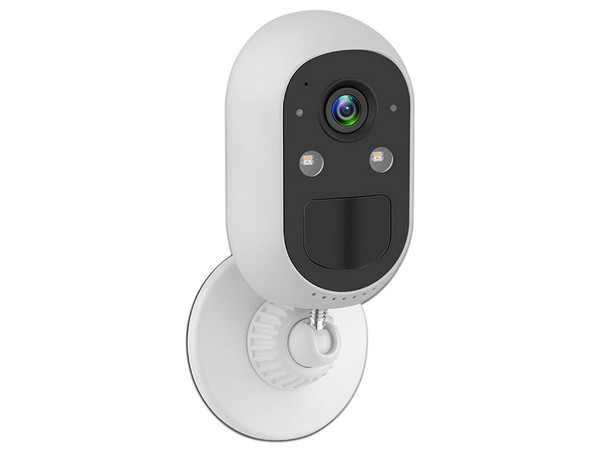 Cámara Wi-Fi Getttech GEC-WBWL4, IP 4MP, visión nocturna, audio bidireccional, diseño resistente para exteriores (IP65), compatible con microSD hasta 128 GB, fácil instalación.