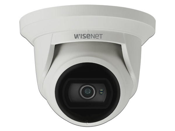 Cámara IP Tipo Torre Hanwha ANE-L7012R de 4MP, Lente de 3mm, IR hasta 20m, IP66, Color Blanco.
