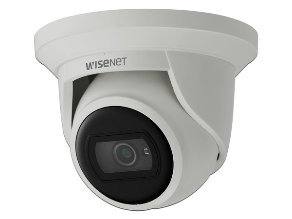 Cámara IP Tipo Torre Hanwha ANE-L7012R de 4MP, Lente de 3mm, IR hasta 20m, IP66, Color Blanco.