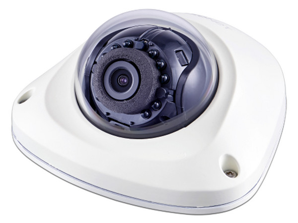Cámara IP Tipo Domo Hanwha ANV-L6023R de 2MP, Lente de 3.6mm, IR hasta 15m, IP66, Color Blanco.