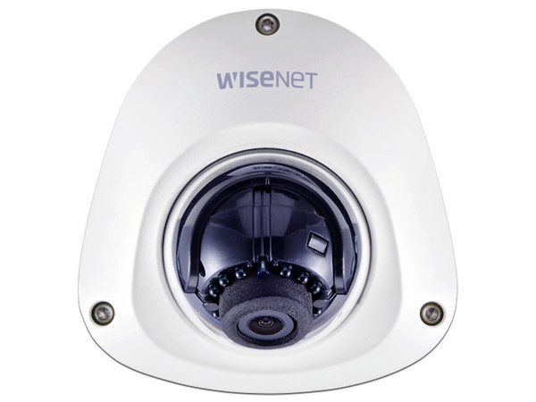 Cámara IP Tipo Domo Hanwha ANV-L6023R de 2MP, Lente de 3.6mm, IR hasta 15m, IP66, Color Blanco.