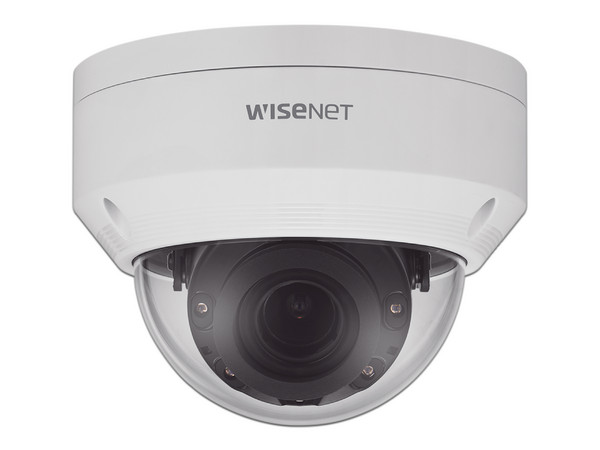 Cámara de Vigilancia tipo Domo Hanwha ANV-L6082R de 2MP (1920 x 1080), IR hasta 30m, IP66.