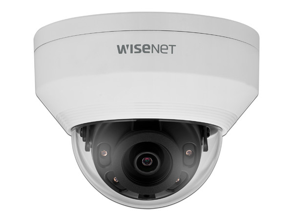 Cámara Tipo Domo Antivandálica Hanwha ANV-L7012R de 4MP, IR hasta 20m, IP66, IK10.