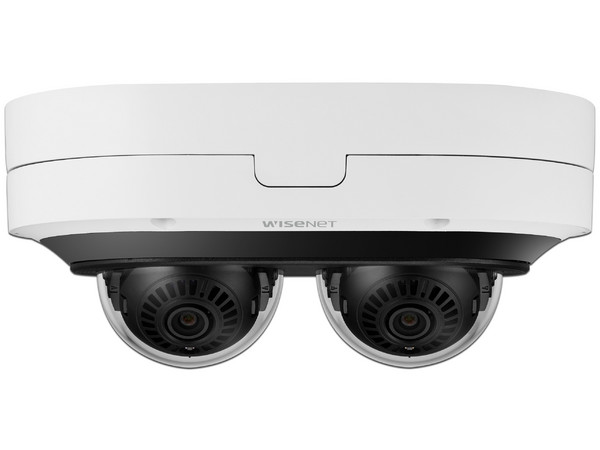 Cámara IP Multi-sensor Multi-direcciona Hanwha PNM-7082RVD, 2MP, IP67, IK10.