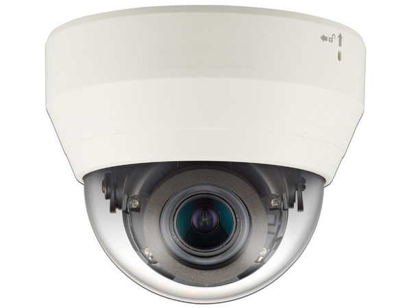 Cámara de Vigilancia IP Tipo Domo Hanwha Techwin WiseNet Q QND-6012R, 2 MP, 1080p, Lente Fijo, Día/Noche, Audio, PoE.