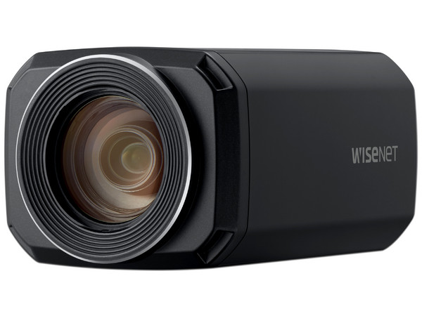Cámara de Vigilancia IP Tipo Bala Hanwha XNZ-6320A de 2MP (1920 x 1080), Lente Motorizado 32X, Detección de Movimiento, H.265, PoE, Color Negro.
