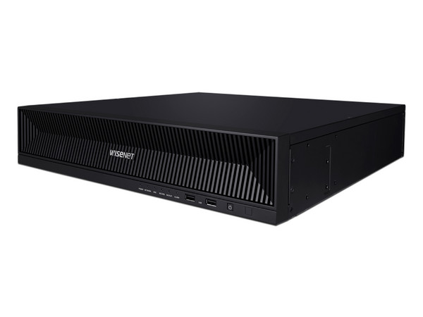 NVR Hanwha XRN-1620SB1 de 16 canales, Salida de video HDMI, VGA, Hasta 6TB (Disco Duro No incluido). Color Negro.