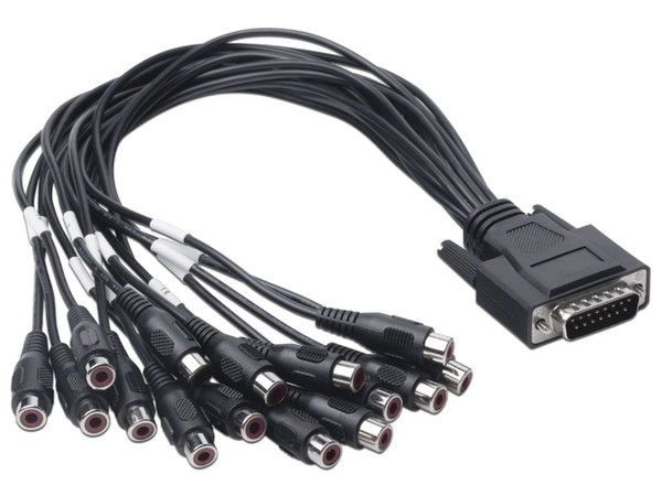 Adaptador Hikvision de 15 Entradas de Audio para DVRs Epcom y Hikvision