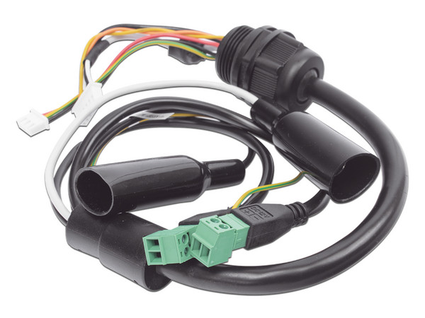 Arnés Principal Hikvision para Cámaras PTZ, Salida de video con conectores RS-485 y alimentación 12Vcd, Compatible con Epcom y Hikvision.