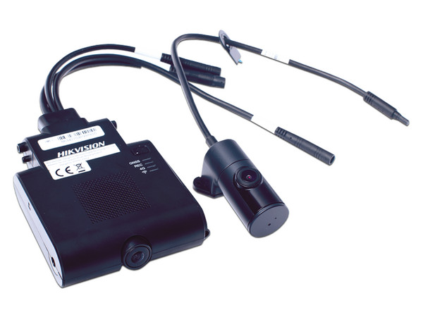 Kit de cámaras para Automóvil Hikvision DashCam 4G LTE, Cámara de 2 Megapixeles, 1080p, WiFi, GPS, Sensor G, Micrófono y Bocina Integrado.