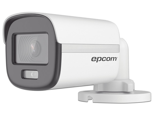 Cámara de Vigilancia tipo Bala Epcom B8-TURBO-C/A de 2MP (1920 x 1080), Luz Blanca hasta 20m, IP66. Color Blanco.